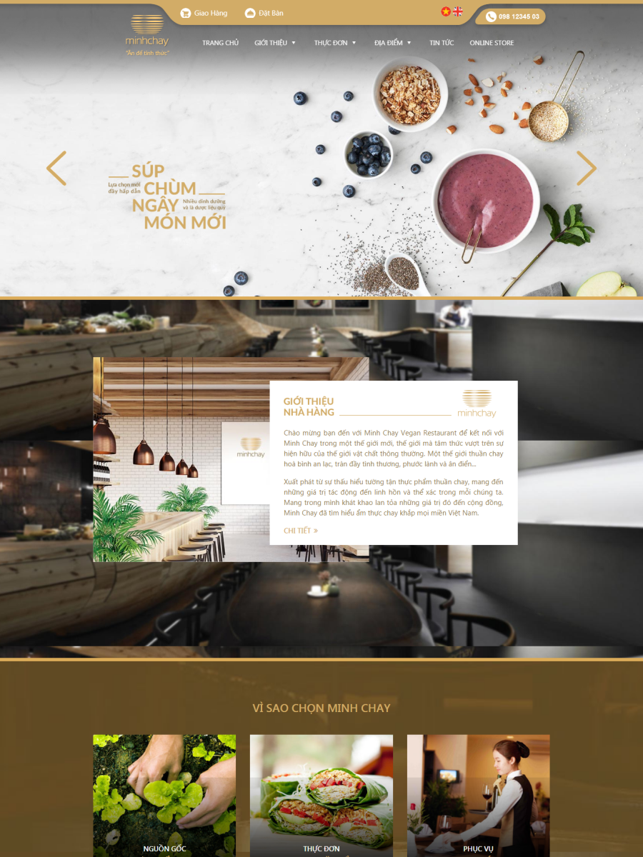 Hình thức website nổi bật