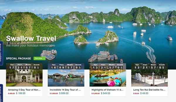 Các quy tắc về bố cục trong thiết kế website đặt tour du lịch là gì